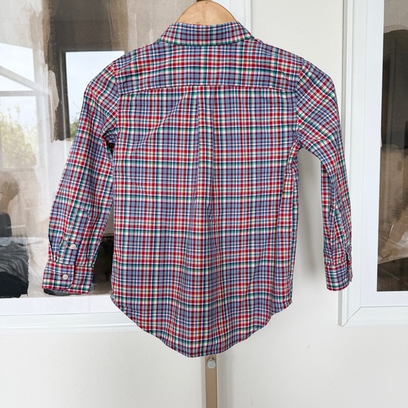 Ralph Lauren Boys Plaid Button-Down Shirt Size 6 Long Sleeve Multicolor Cotton - Picture 6 of 10